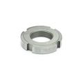 J.W. Winco Slotted Spanner Lock Nut, M28-1.50, Stainless Steel, Not Graded 1804-M28X1.5-WNI